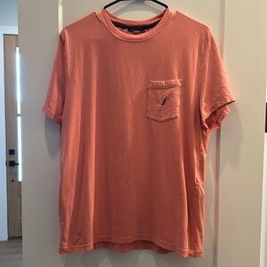 Mens Nautica Pocket Tee